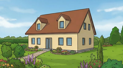 EG und Ausgebautes Dachgeschoß