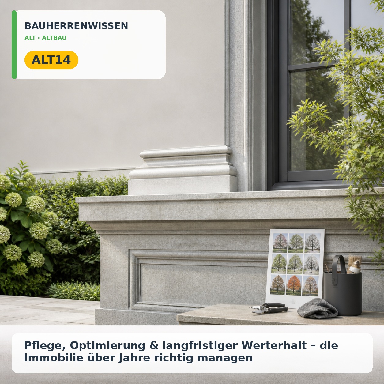 Bauherrenwissen: Pflege, Optimierung & langfristiger Werterhalt – die Immobilie über Jahre richtig managen