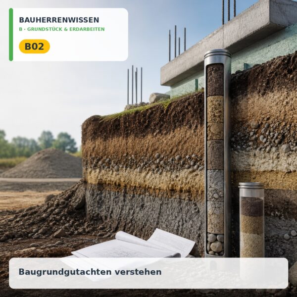 Bauherrenwissen: Baugrundgutachten verstehen