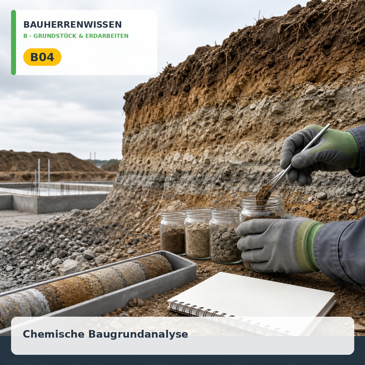 Bauherrenwissen Cover – B04 Bauherrenwissen: Chemische Baugrundanalyse
